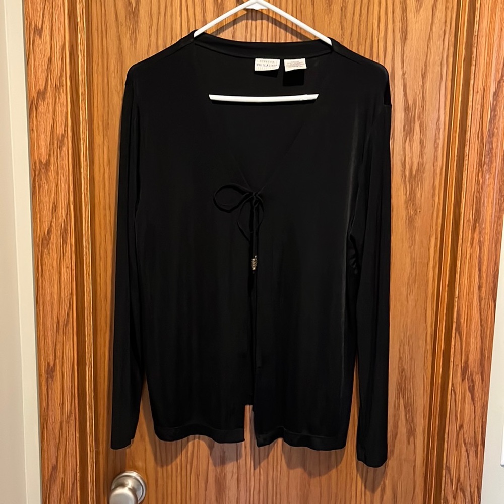 White Stag, size medium 8/10, black 3 piece (pant, skirt, jacket).